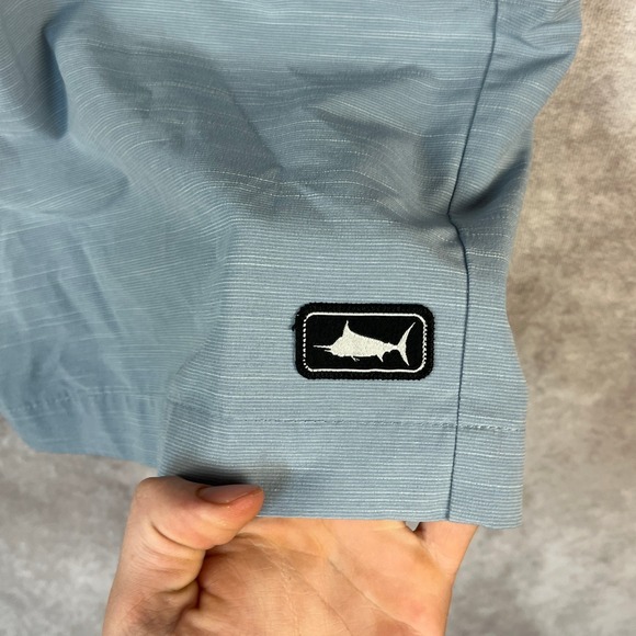 Pelagic Mako 38 Blue Fishing Shorts Hybrid Casual Outdoor Mens - Picture 3 of 6